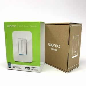 Wemo F7C059 Wi-Fi Smart Dimmer Switch Nest Alexa Google Nest Open Box